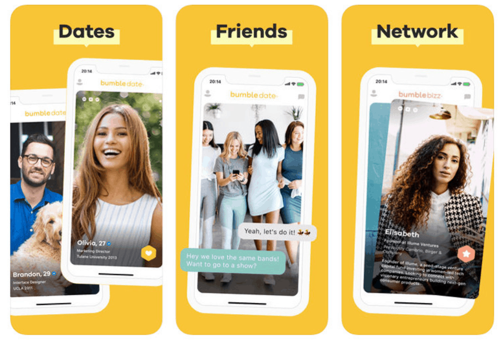 How does bumble work for girls