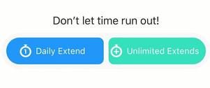 Bumble Daily Extend vs Unlimited Extend