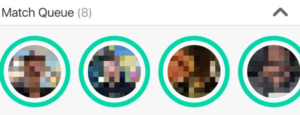 what does match queue mean on bumble