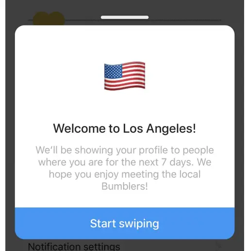 How to change your location on Bumble