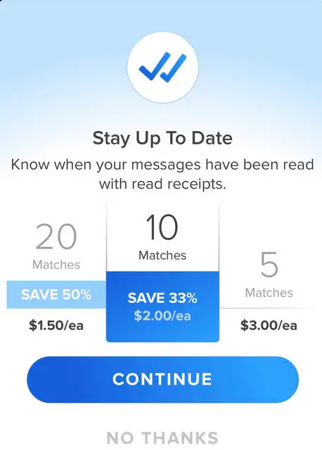 tinder read receipts