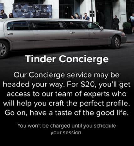 Tinder Concierge