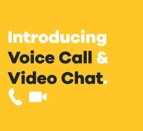 Bumble video chat voice call feature