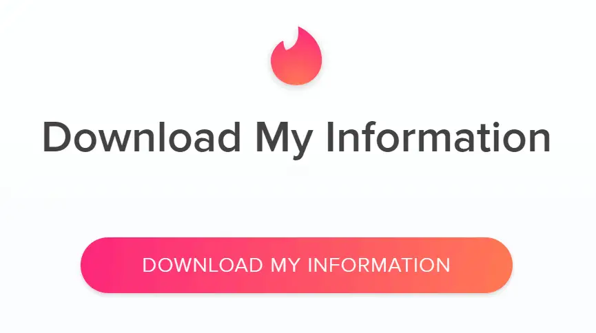 Download Tinder personaldata