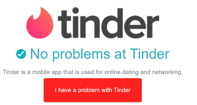 Tinder Down Detector