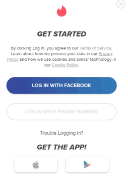 Tinder Facebook sign up