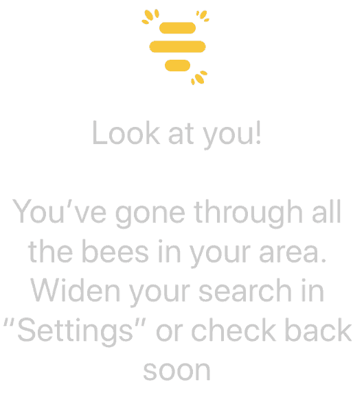 Bumble Out of New profiles