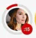 Bumble Red Circle Icon meaning