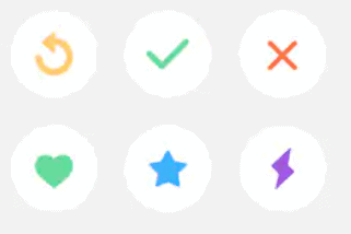 what do the different tinder icons mean