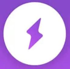 Tinder Purple Lightning bolt Icon