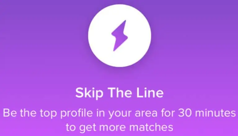 What does the Purple Lightning Bolt mean on Tinder?