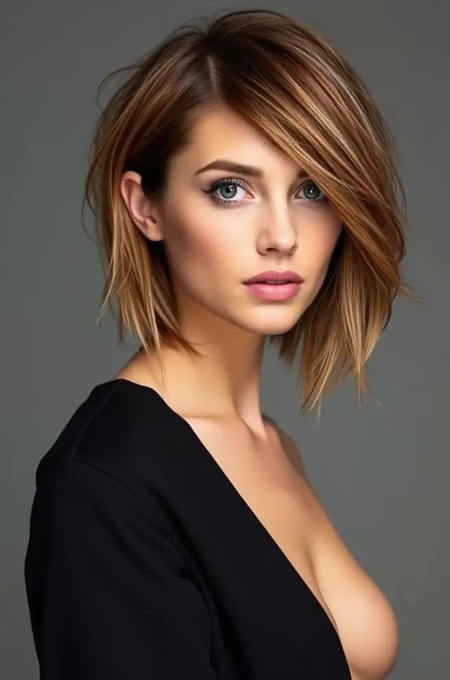 Asymmetrical Layered Hair for a Unique and Stylish Flair