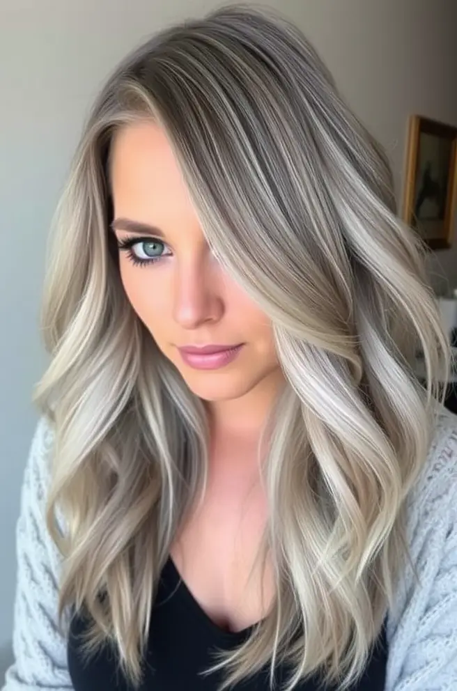 Beautiful Gray Hair Ombre Style for a Soft Fade