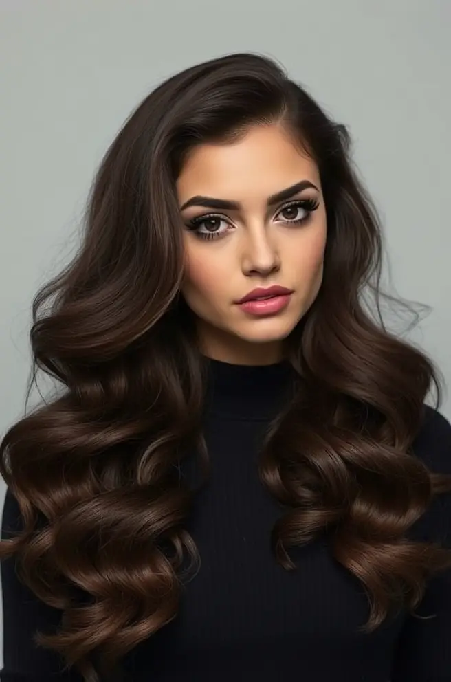 Beautiful Loose Waves for 2A Hair