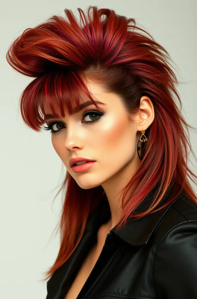 Bold 80s Mullet Hairstyles for a Retro Look