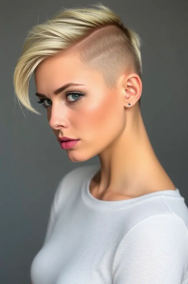 - Bold Undercut Short Hair Style for the Adventurous