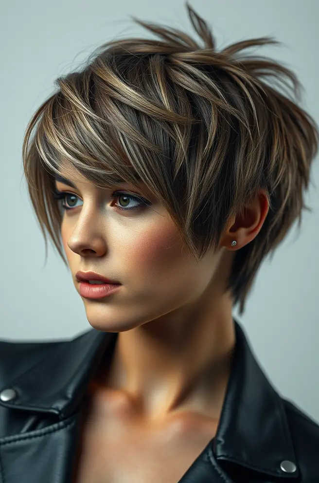 Bold Wolf Cut Hair for Textured Layers