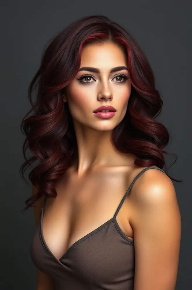 Burgundy Hair Color: Rich Waves for a Bold Look