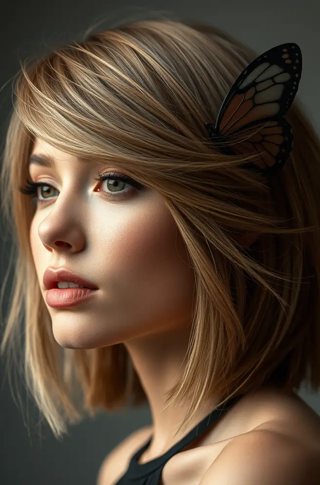 Butterfly Hair Cut with Layers for a Fresh Look