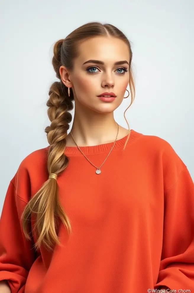 Chic 80s Side Ponytails for a Fun Twist