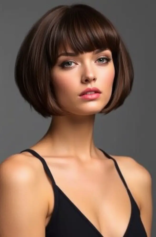 Chic Bob Short Hair Cut Idea