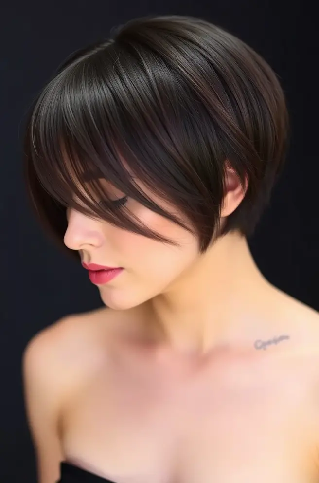 Chic Butterfly Hair Cut for Straight Hair