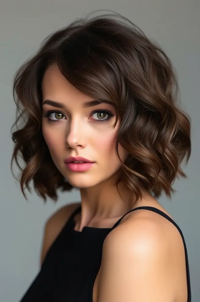 Chic Edgar Haircut for Wavy Hair