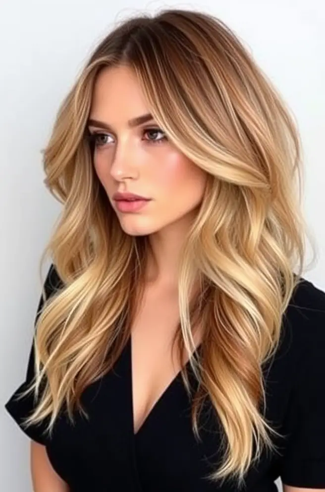 Chic Layered Hairstyle for Dirty Blonde