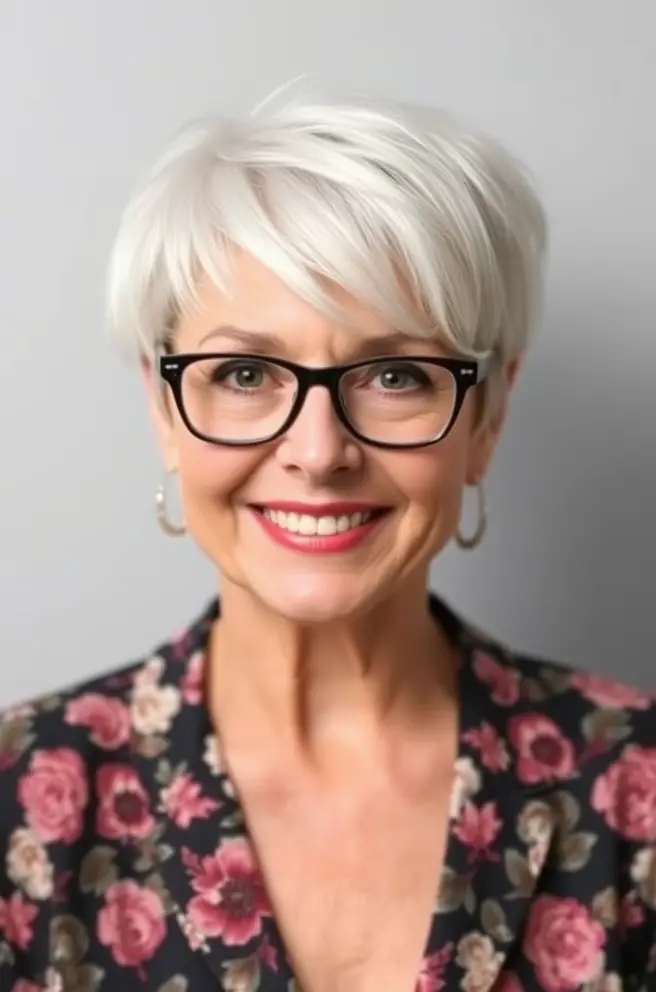 Chic Pixie Cut for Women Over 60