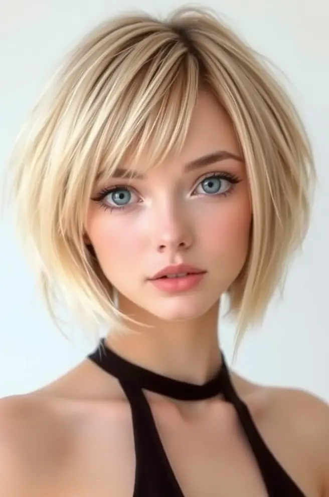 Chic Short Blonde Anime Hair Ideas