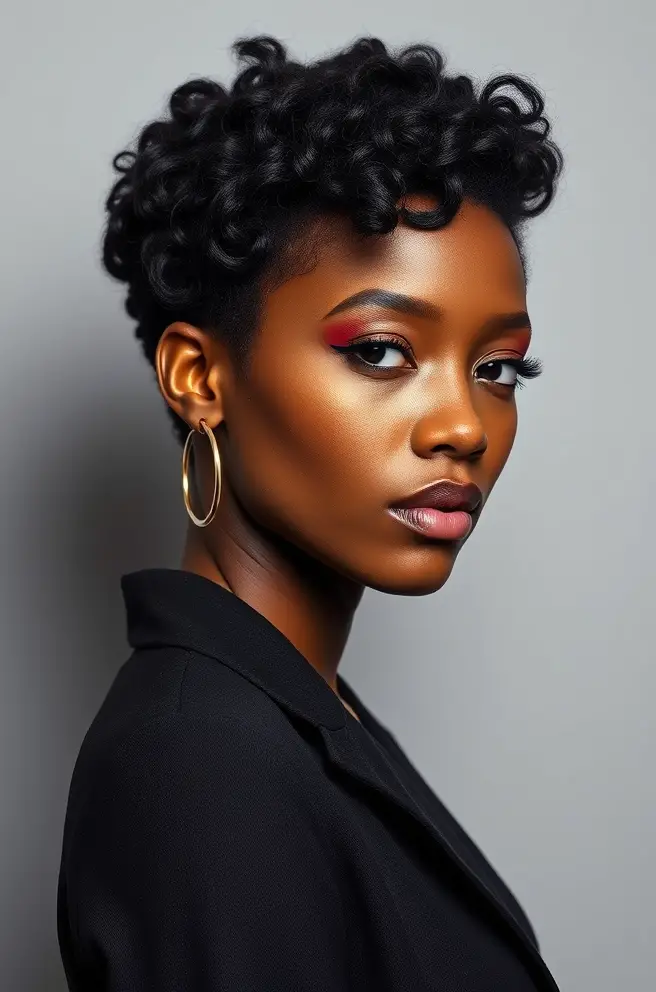 Chic Short Perm Hair for a Modern Twist