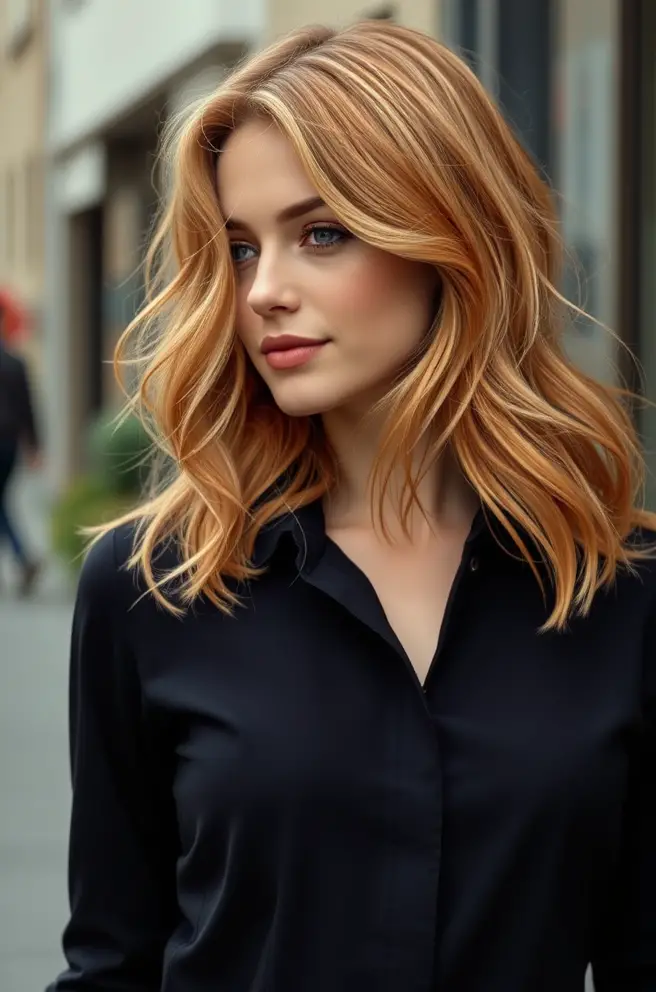 Chic Strawberry Blonde Hair for Effortless Style