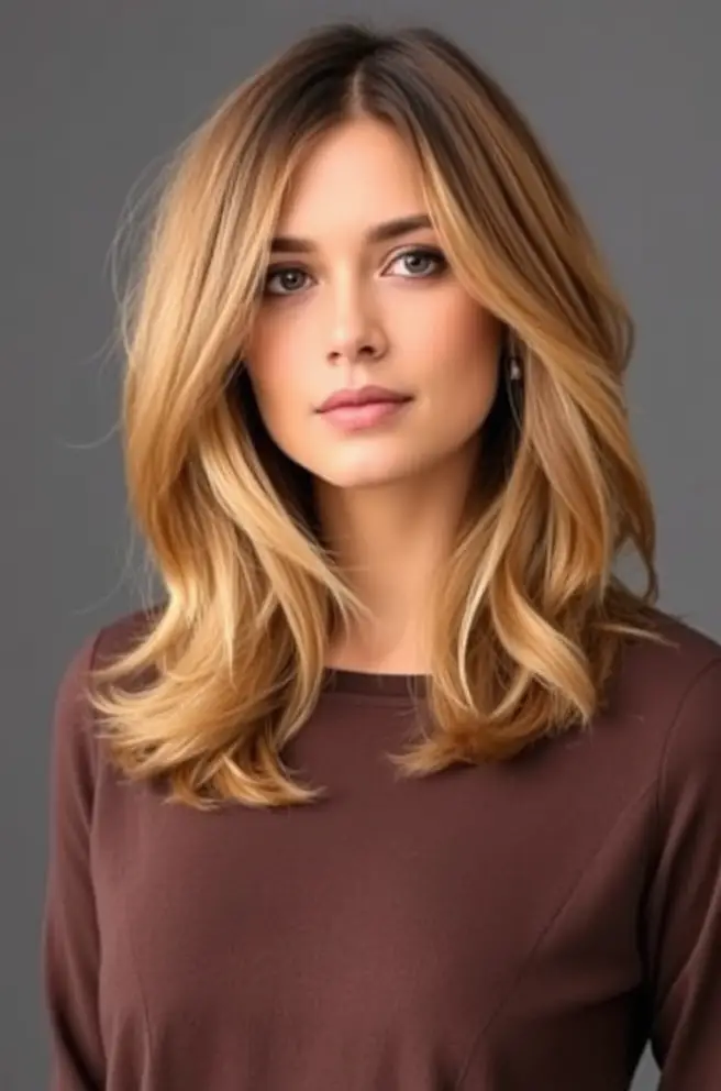 Classic Layered Shoulder-Length Hair for Timeless Appeal