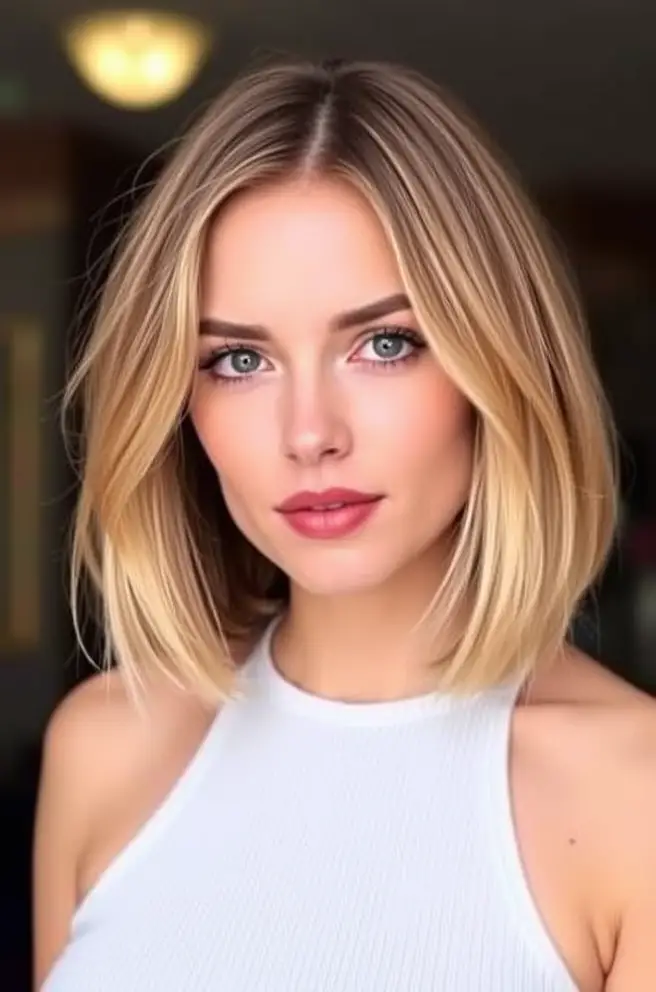 Classic Lob Haircuts for 4A Hair