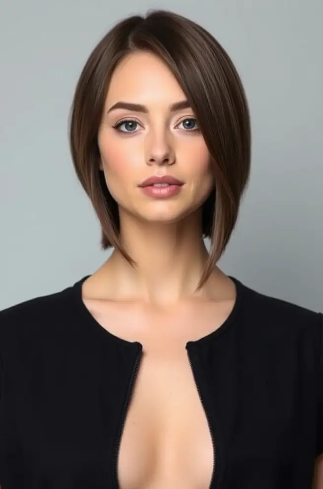 Classic Low Taper Straight Hair for Timeless Look