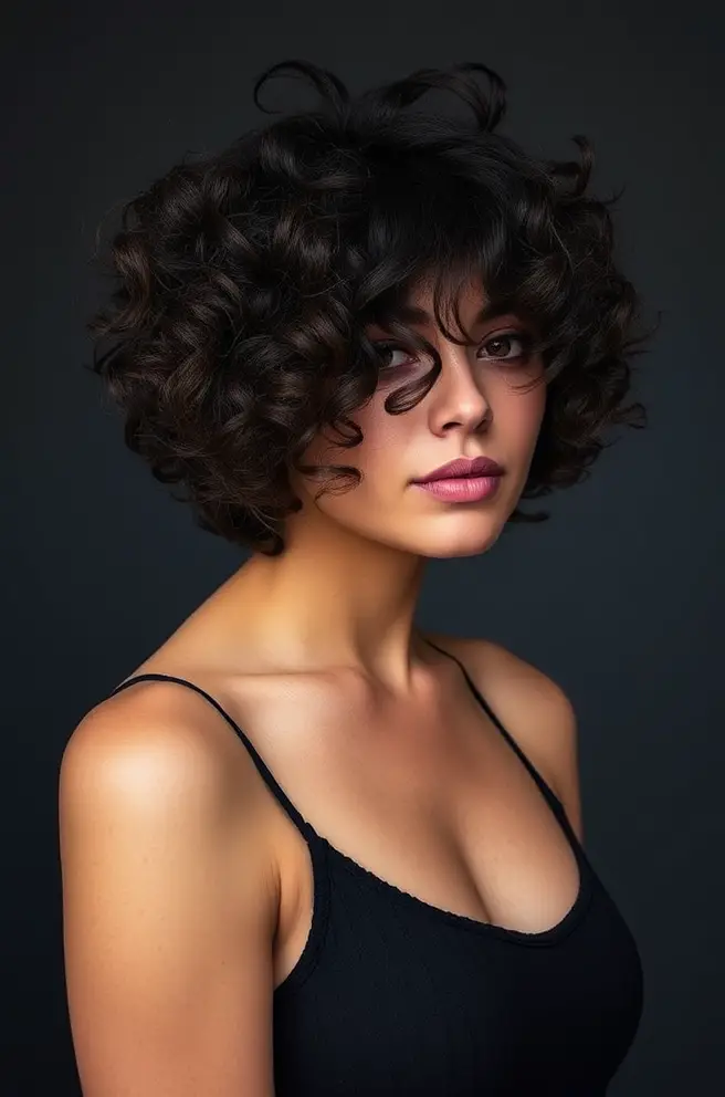 Contemporary Low Fade Curly Hair Approach for Modern Elegance