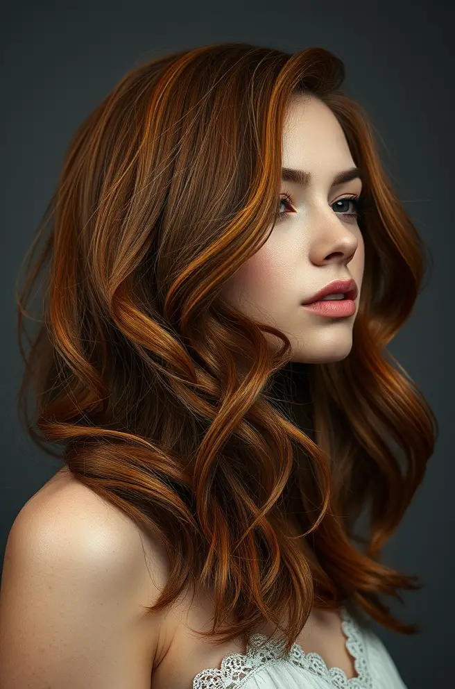 Cowboy Copper Hair with Soft Waves