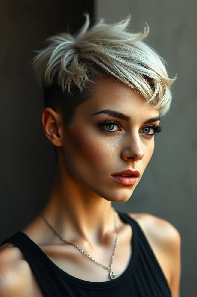 - Edgy Pixie Cut for Short Hair Styles