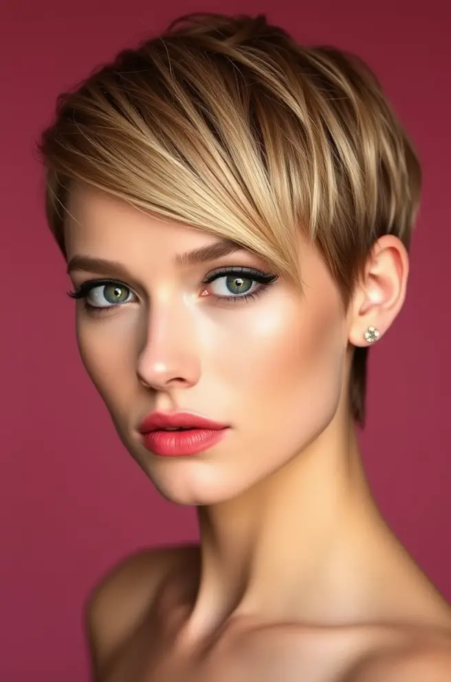 Edgy Shag Short Hair Cut for a Bold Look