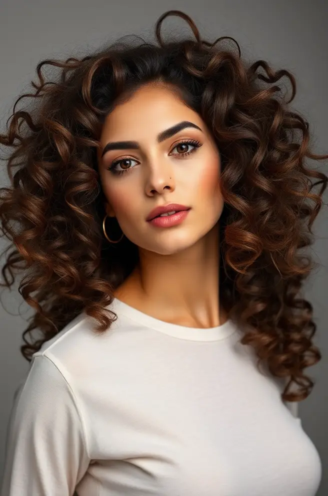 Effortless 3A Hair Loose Curls to Embrace