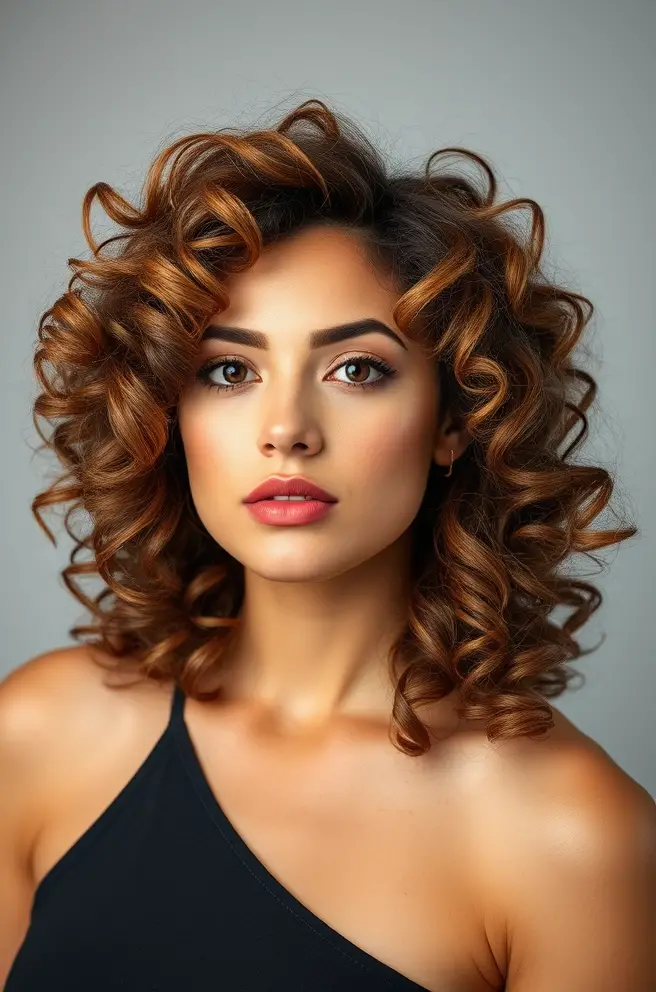 Effortless Casual Curls with a Perm Hair Technique