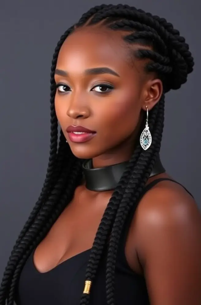 Elegant Braid Styles Using Unice Hair