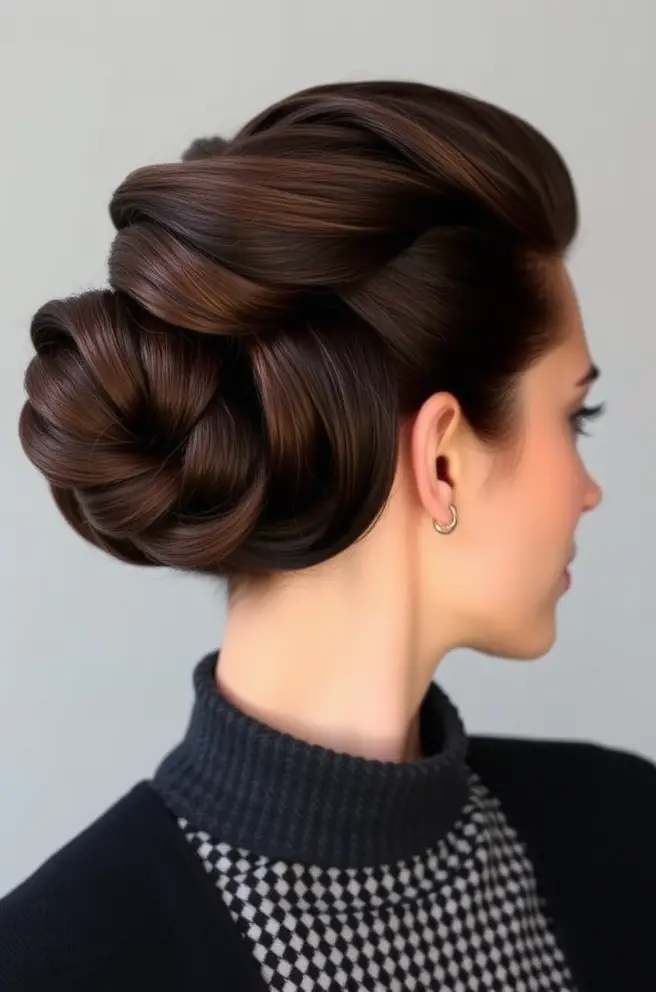 Elegant Fade Haircut for Classy Updos