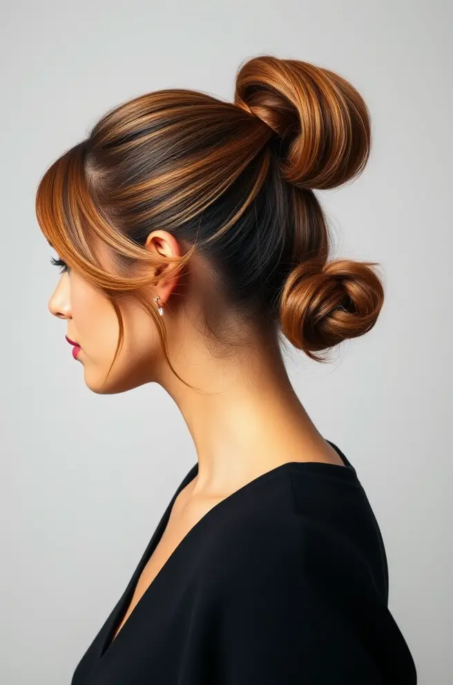 Elegant Layered Hair Ponytail for a Sleek Sophistication