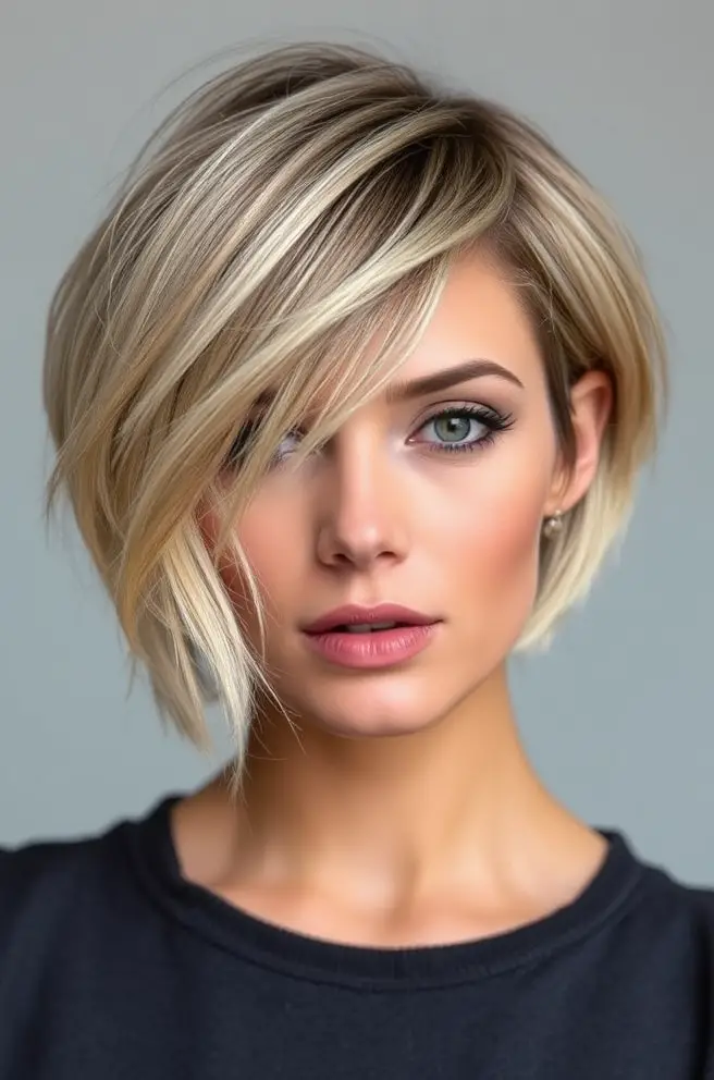 Feminine Layered Cut for 2A Hair