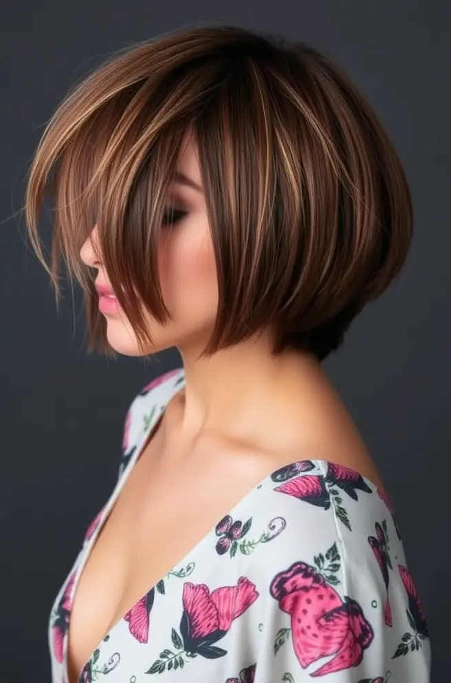 Fresh Butterfly Haircut for Short Bob Styles