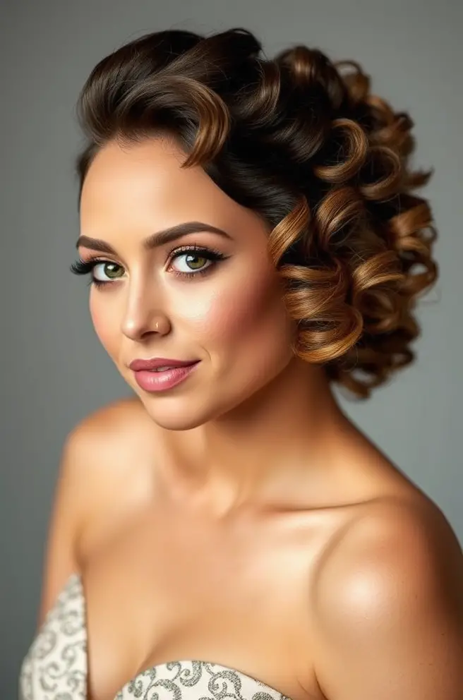 Glamorous 2B Hair Curls for Special Occasions