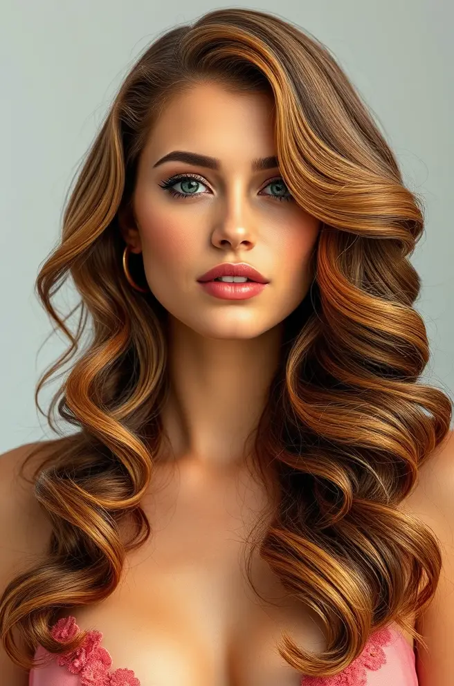 Glamorous Waves with Unice Hair