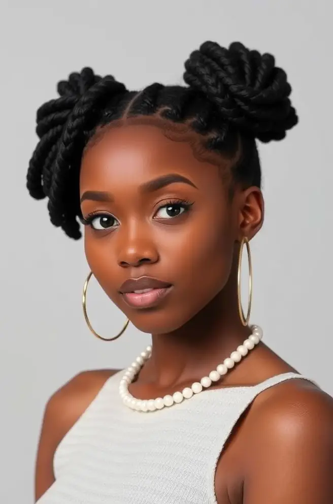 Gorgeous Bantu Knot Hairstyles for 4C Hair