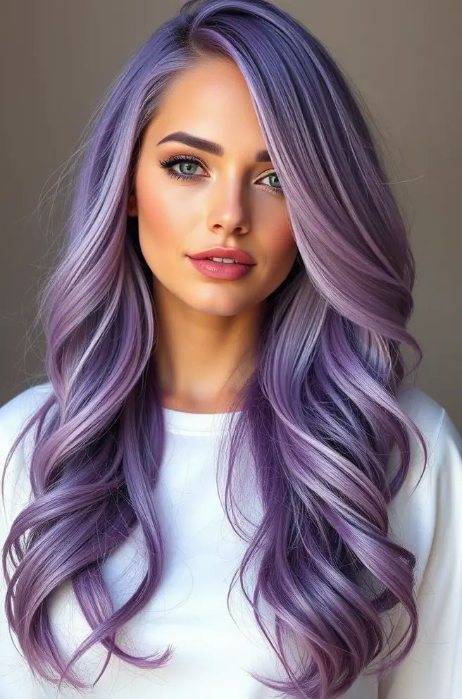 Gorgeous Lavender Purple Hair Inspiration